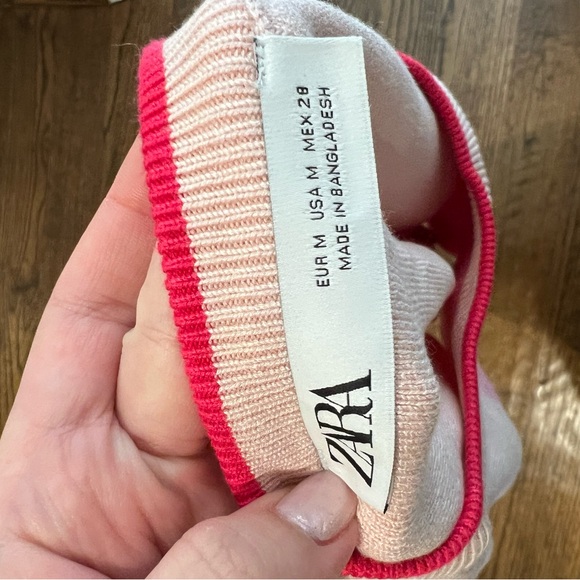 Zara Knit Cropped Pink Sweater Vest - Picture 7 of 7